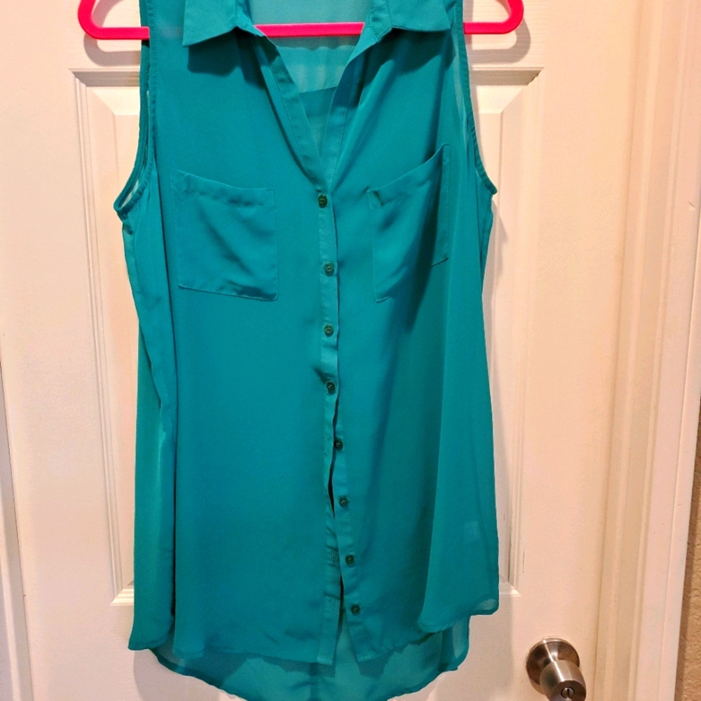 Sleeveless blouse by Pleione,  size L